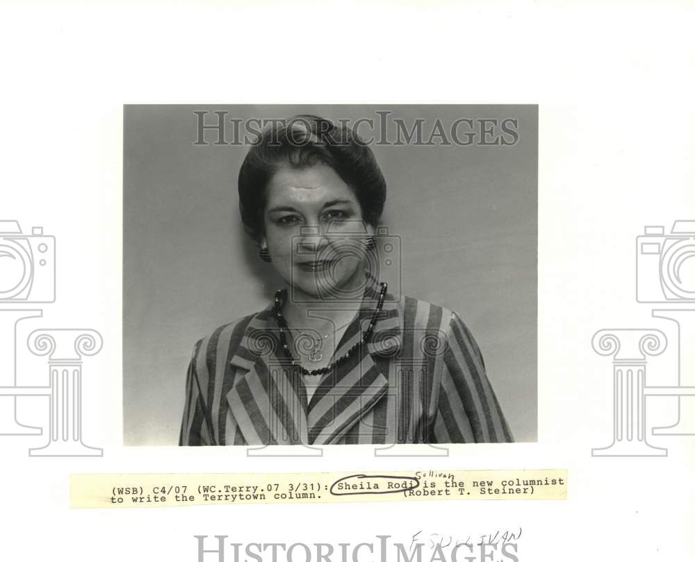 Press Photo Terrytown columnist Sheila Rodi Sullivan in Louisiana - noc18537-Historic Images