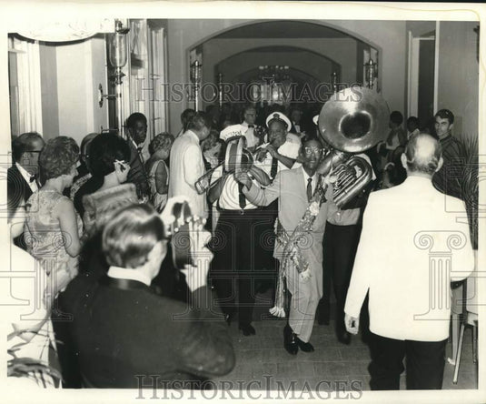 1969 Press Photo Onward Brass Band on Parade At The Royal Sonesta - noc18658-Historic Images