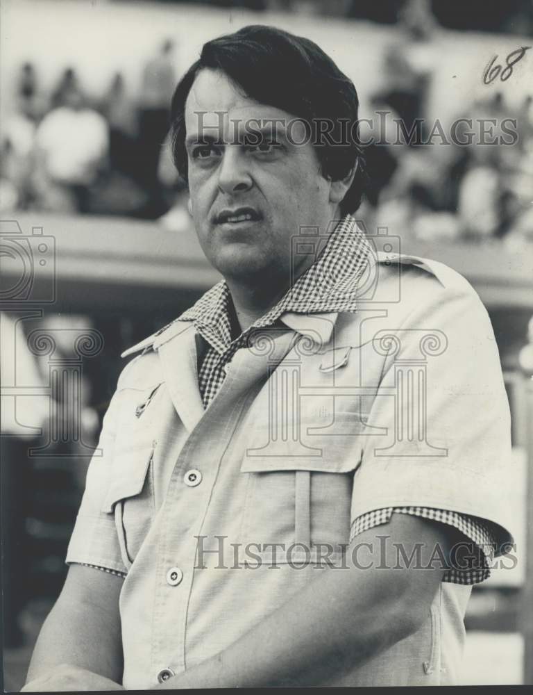 1975 Press Photo Horse race trainer/owner Bill Resseguet. - noc20488 - Historic Images