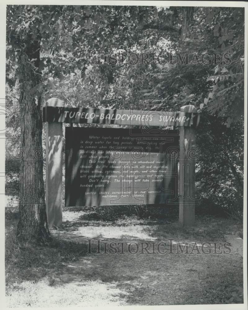 1962 Press Photo Pearl River Valley Reservoir Dam signage - noc20591-Historic Images