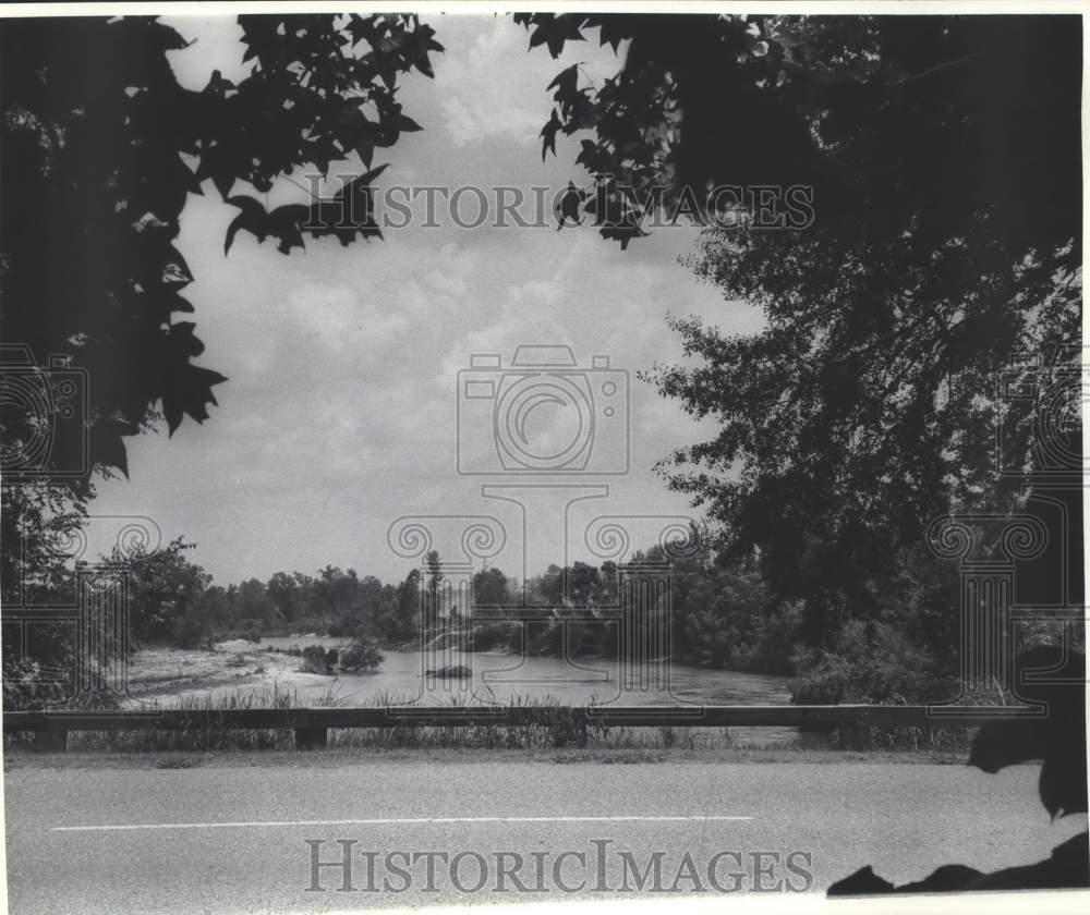 1962 Press Photo View of Pearl River Reservoir Dam from road - noc21234-Historic Images