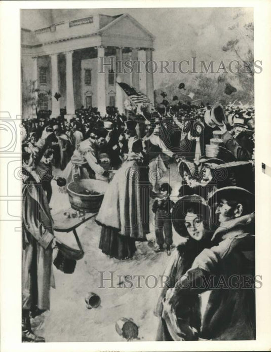 1969 Press Photo Historical Presidential Inauguration Art Piece - noc21645-Historic Images