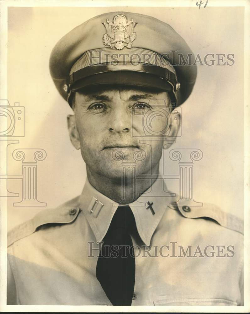 1952 Press Photo Captain Louis I. Prewitt, New Orleans Port Chaplain - noc21651-Historic Images