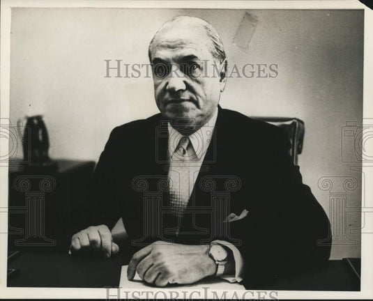 1962 Press Photo Doctor Raul Prebisch of Argentina - noc23014-Historic Images