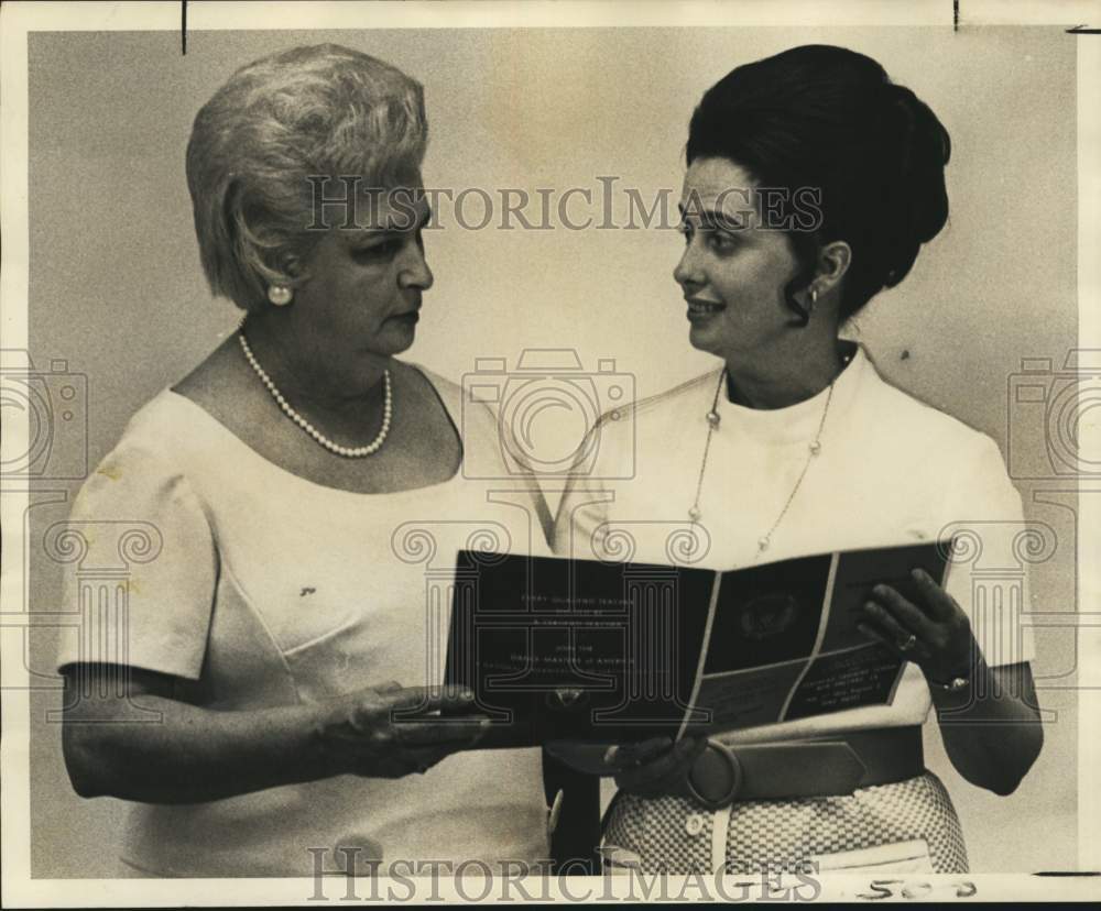 1972 Mrs. Edith Heslin, Mrs. Ann Saia of Dance Masters of America - Historic Images