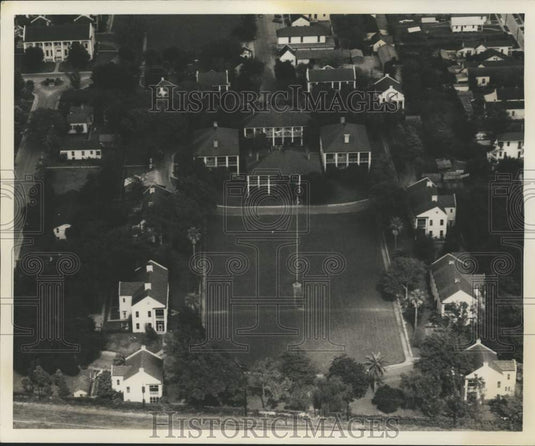 1955 Louisiana Air National Guard aerial photo of a neighborhood.-Historic Images