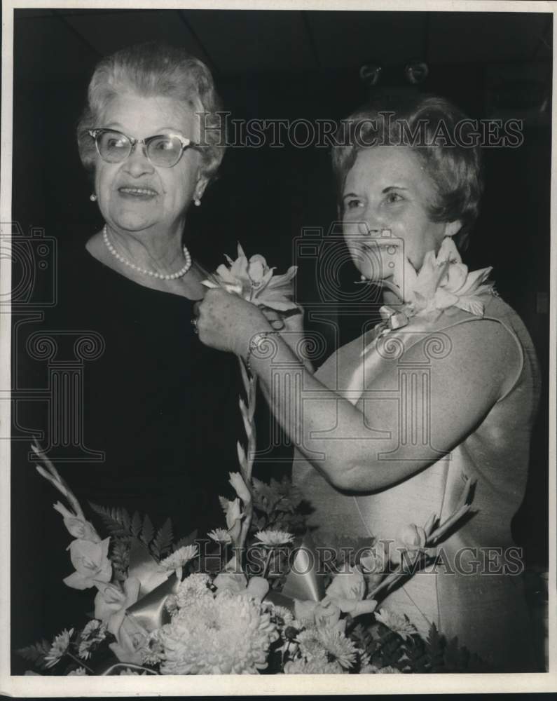 1969 First and present president of Jefferson Lions Club Auxiliary - Historic Images