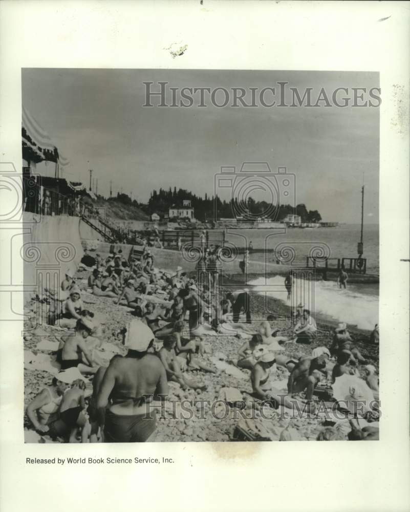 1967 Soviet resort on the Black Sea.-Historic Images