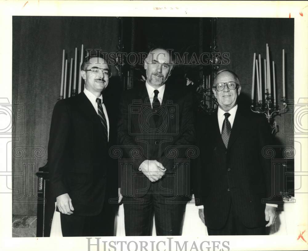 1990 New Orleans Bar Association members at reception - Historic Images