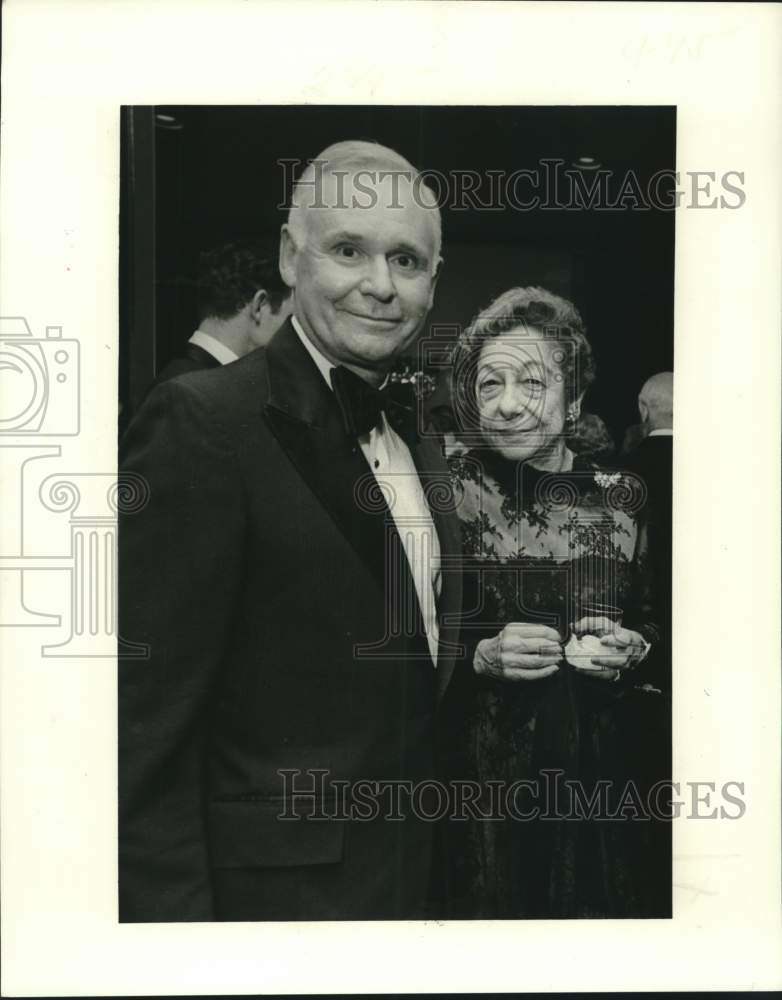 1979 John G. Phillips, Mrs. Leon Wolf at Tulane Medical Center Event - Historic Images