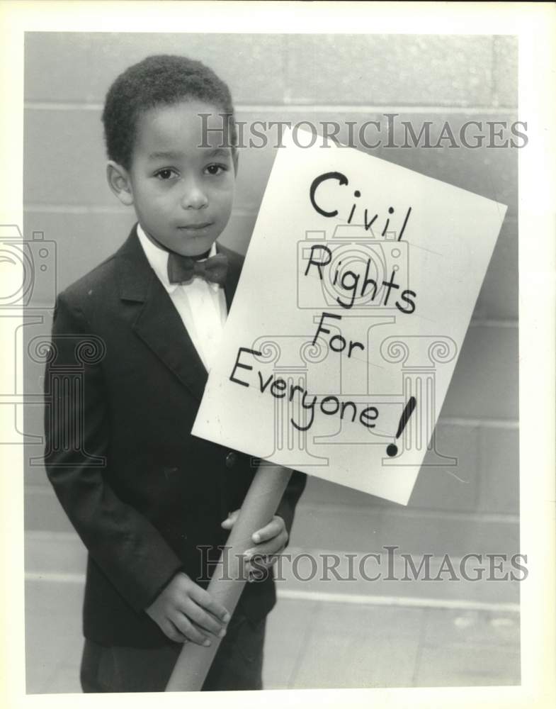 1991 Mark Labat during King Day at St. Paul The Apostle School - Historic Images