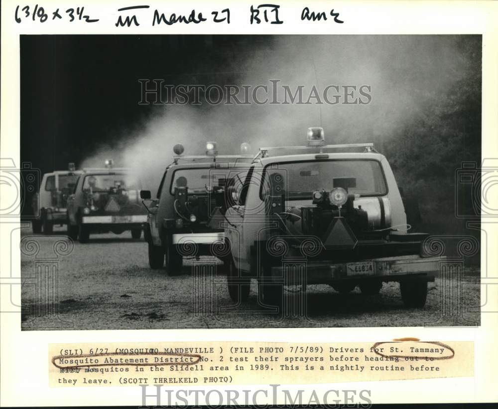 1989 Drivers for St. Tammany Mosquito Abatement District No. 2 - Historic Images