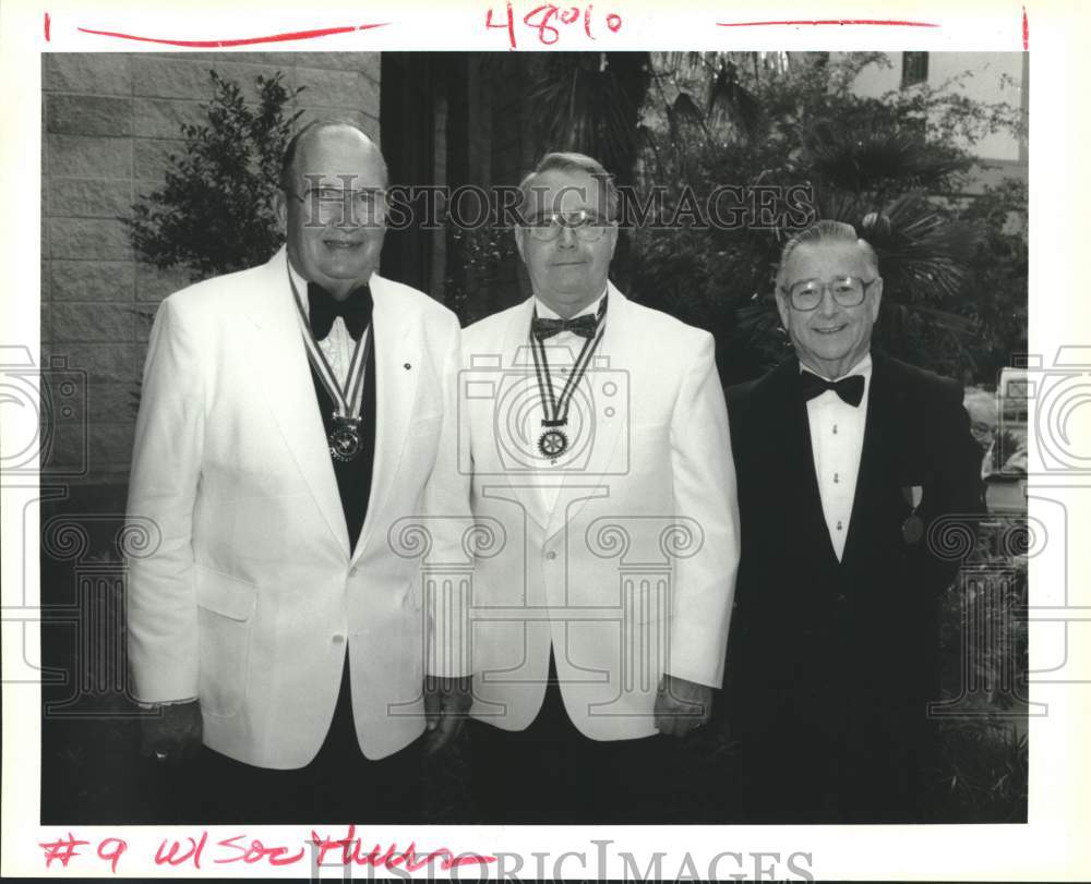 1992 Bobby Cadenhead, Bob Stanton &amp; Jim McCloskey at Rotary Event - Historic Images