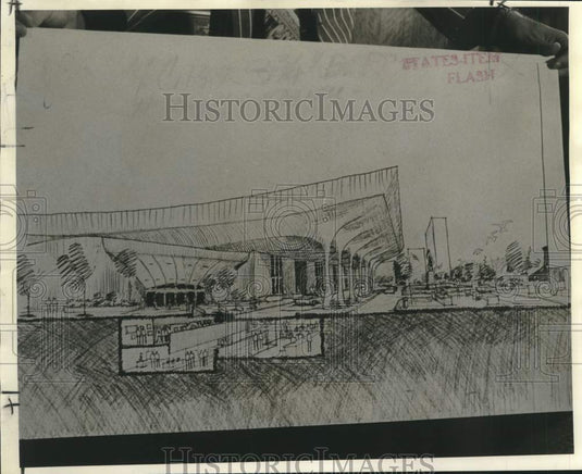 1973 Proposal of Underground Shopping Mall in Riverfront Expressway - Historic Images