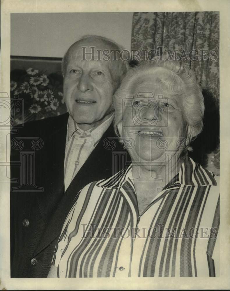 1974 Mr. and Mrs. Irving Schuman celebrate 50th Wedding Anniversary - Historic Images