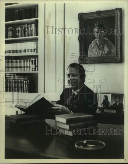 1972 Frank J. Scully, President of Funk & Wagnalls - Historic Images