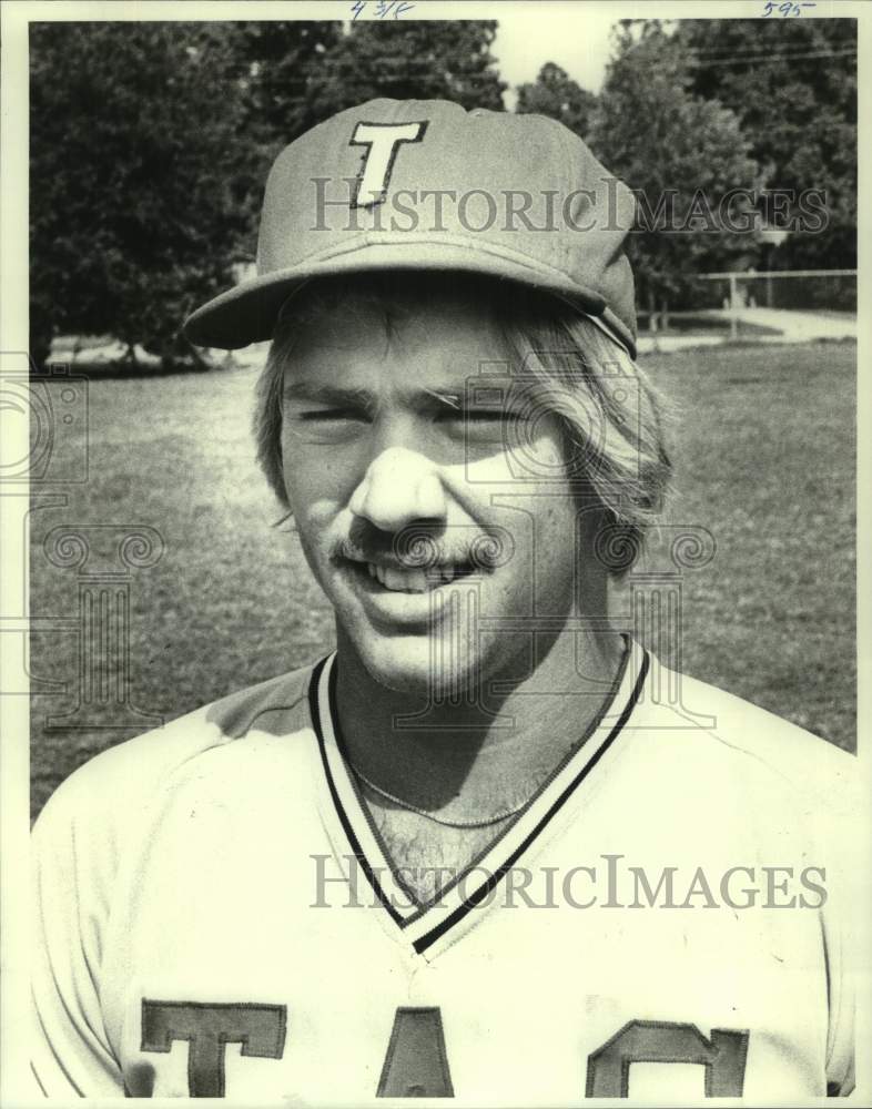 1981 Press Photo TAC Amusement&#39;s Tony Raterman baseball player - noc36518- Historic Images