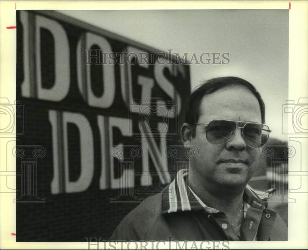 1989 Press Photo Lutcher High School - David Richard, Football - noc37593 - Historic Images