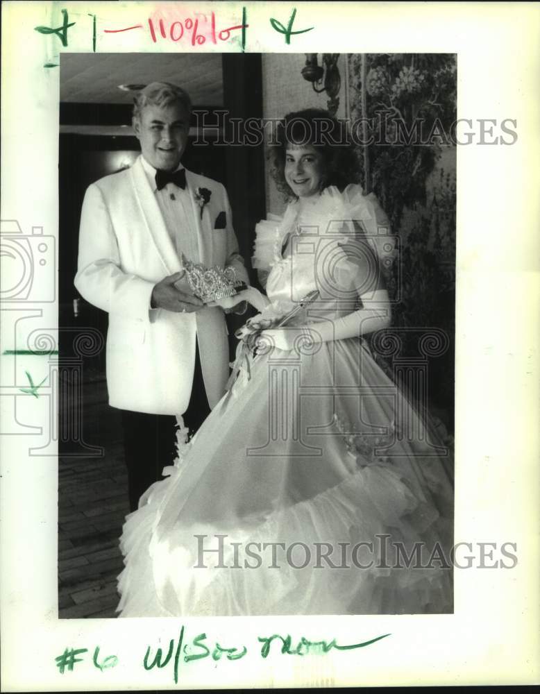 1992 Dom Schwab &amp; Queen Colleen Marie Flippen - Historic Images