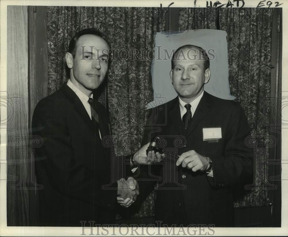 1968 Donald Seghers, President of  New Orleans Singletons Chapter - Historic Images