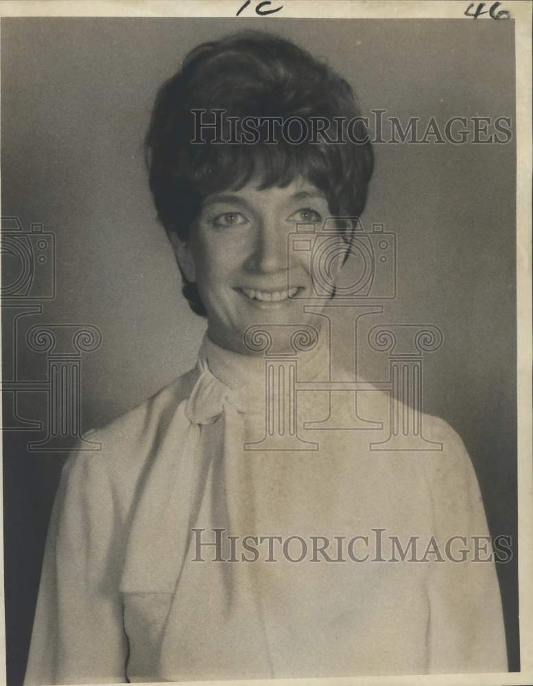 1971 Louisiana Civil Service League director Mrs. Harold Wonders. - Historic Images