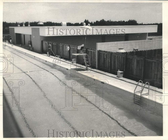 1968 Press Photo Swimming Pool at New Orleans East YMCA - noc41051- Historic Images