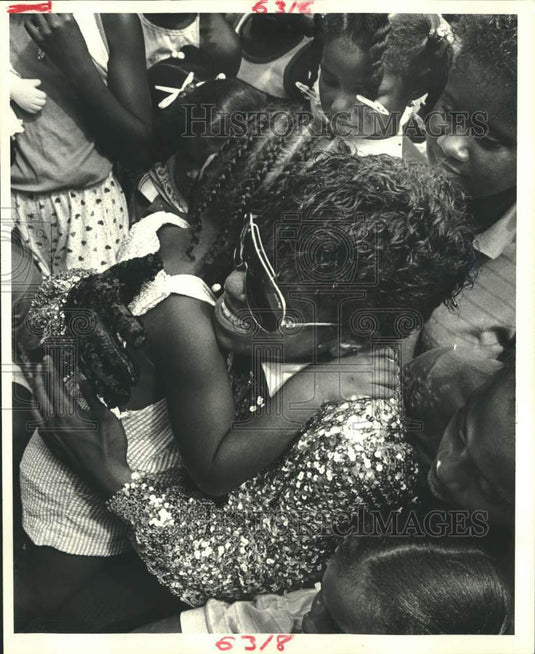 1984 YMCA - Tracy Reynaud, Michael Jackson Lookalike, Gretna - Historic Images
