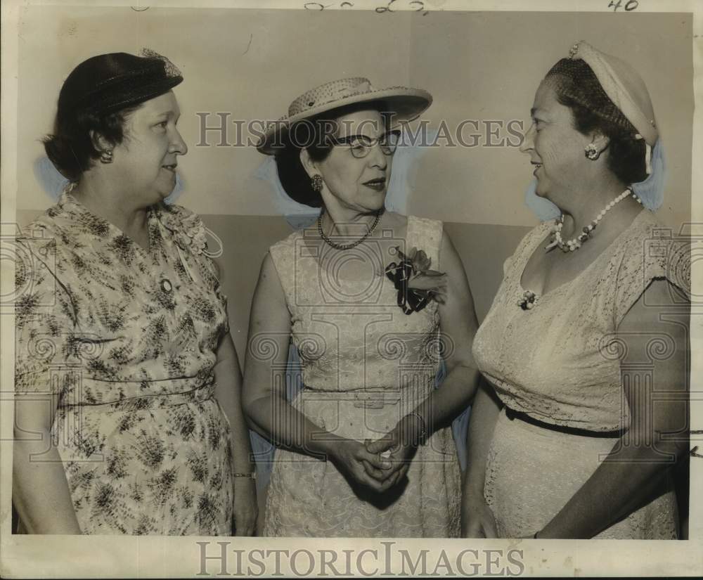 1955 Protestant Home for Babies auxiliary officers elected-Historic Images