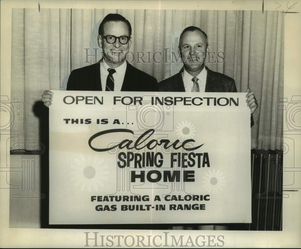 1958 Caloric Appliance Corp.-Ed Walker and Errol Lagasse, Officials - Historic Images