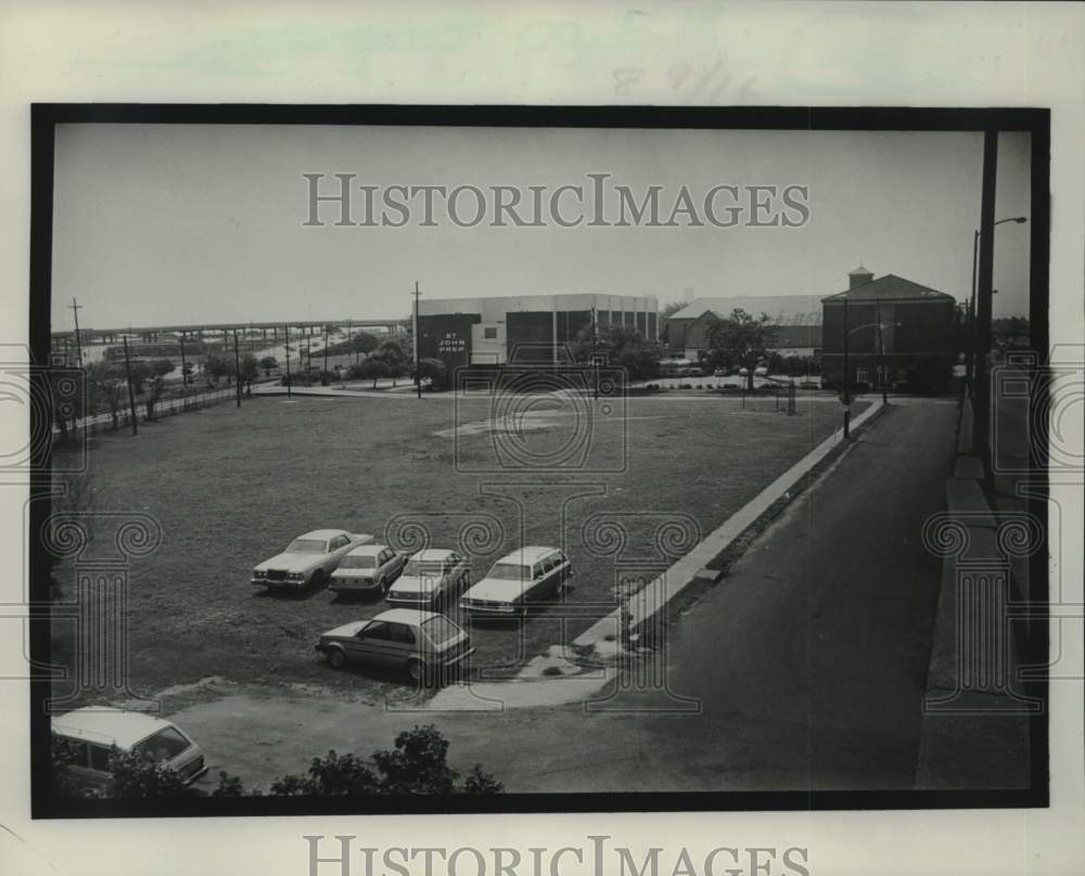 1984 Press Photo Baseball practice field at St. John Prep School - noc43876 - Historic Images