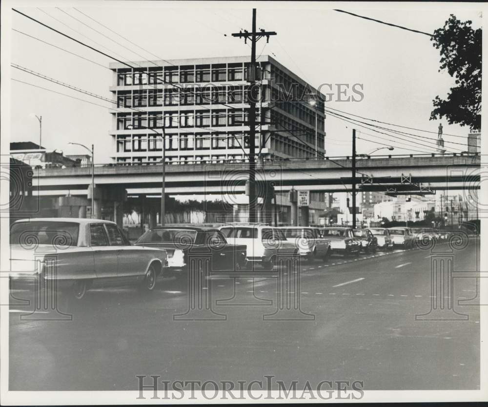 1965 Traffic on Saint Charles Avenue, New Orleans - Historic Images