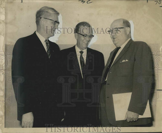 1968 Press Photo Southern Baptist Hospital administrators at kickoff breakfast - Historic Images