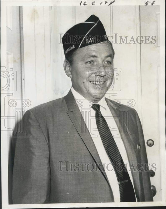 1970 George Saucier installed as post commander at Delmonico's. - Historic Images