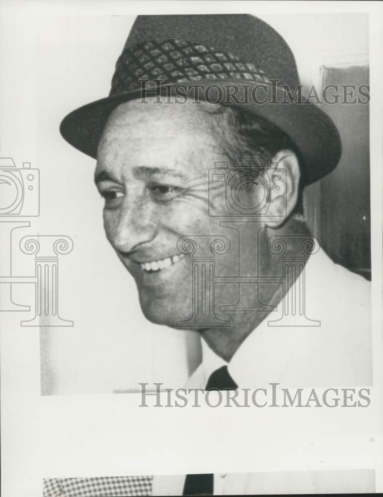 1968 Press Photo Harry &quot;The Hat&quot; Walker, manager of Houston Astros - noc44967 - Historic Images