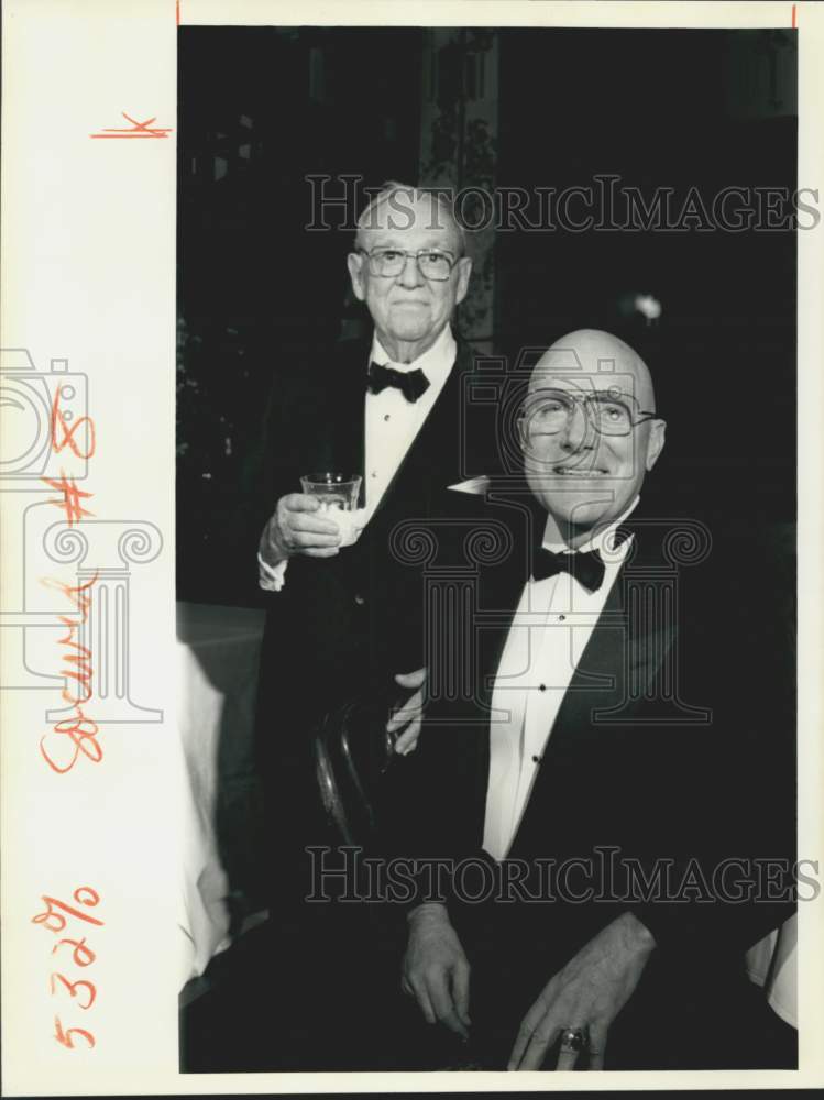 1992 John Bricker and Joe Young at Fundraiser, Louisiana - Historic Images