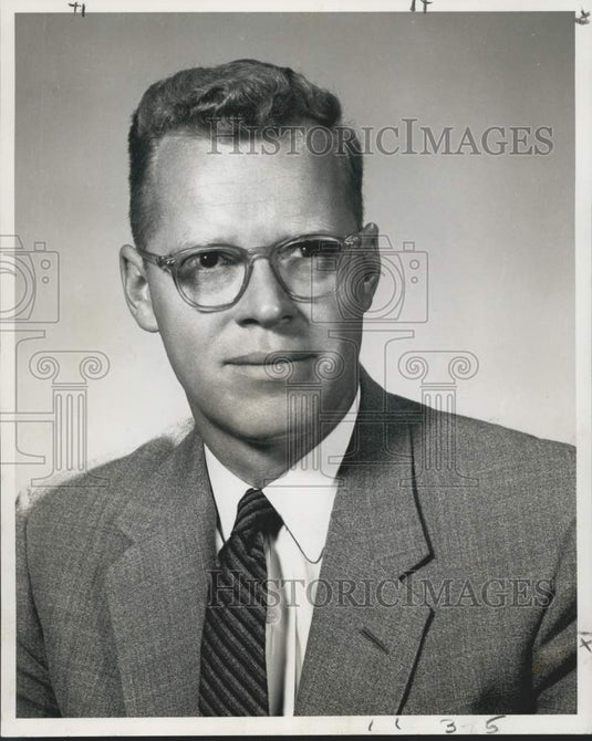 1959 Press Photo International Nickel Company - K.B. Young, Research Division - Historic Images