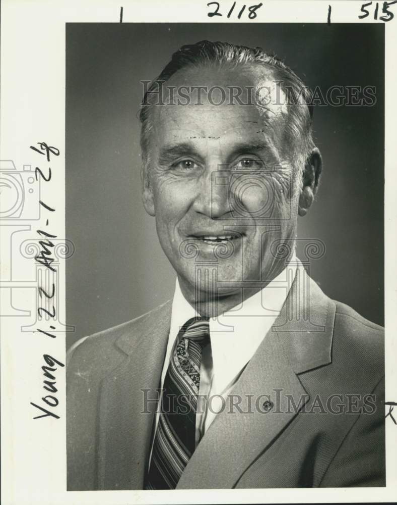 1981 George J. Young, President, Kiwanis Club of New Orleans - Historic Images