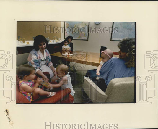 1989 Working Mom's Support Group of Touro Infirmary at Meeting-Historic Images