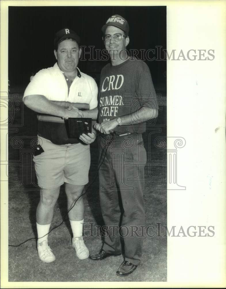 Press Photo John Mendow Named Coach of the Year by Covington Recreation - Historic Images