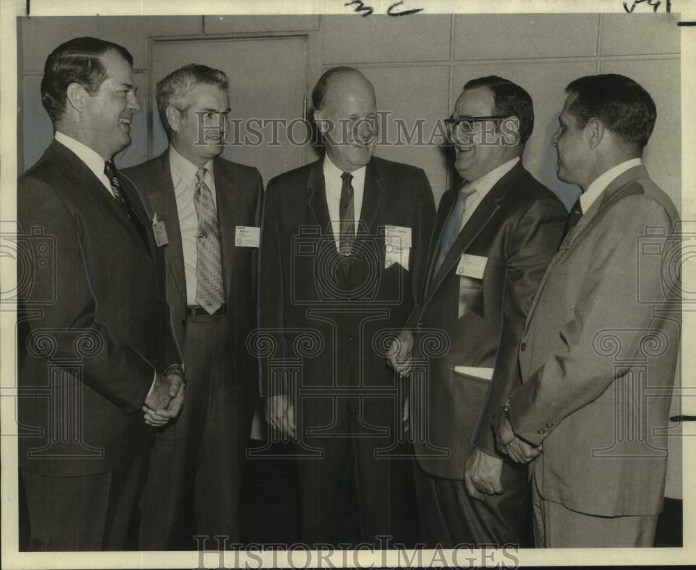 1970 Pat Willis and other Louisiana Bankers Association officers - Historic Images