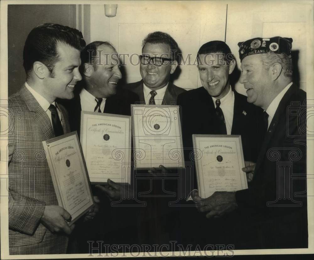 1969 American Legion Post #288 Honors Police Officers, New Orleans - Historic Images