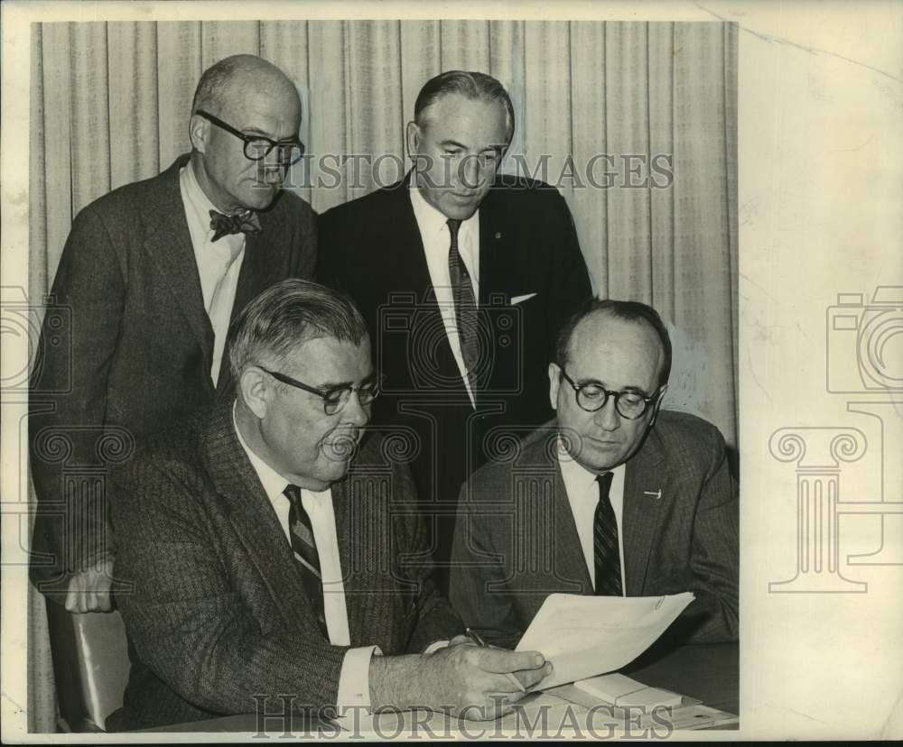 1965 New Orleans Police Foundation - Dr. Raymond Witte, Officers - Historic Images