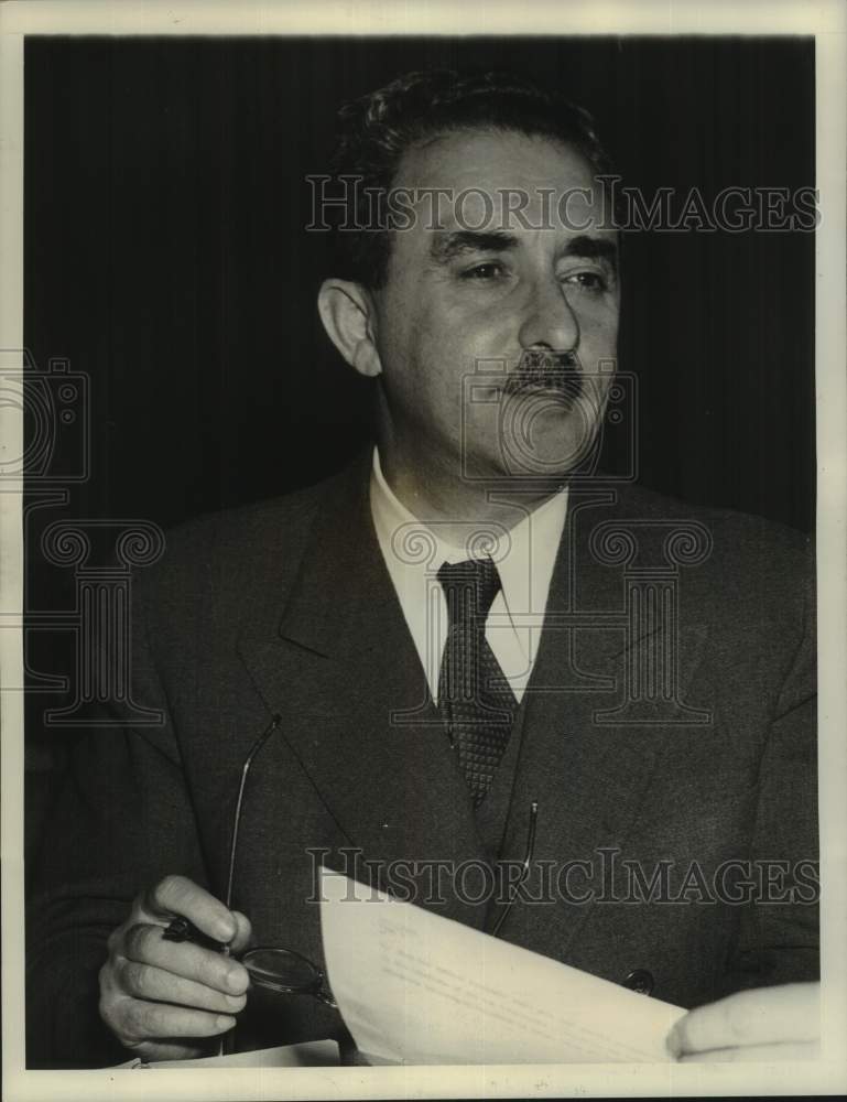 Hoshe Sharett, Prime Minister of Israel in Portrait - Historic Images