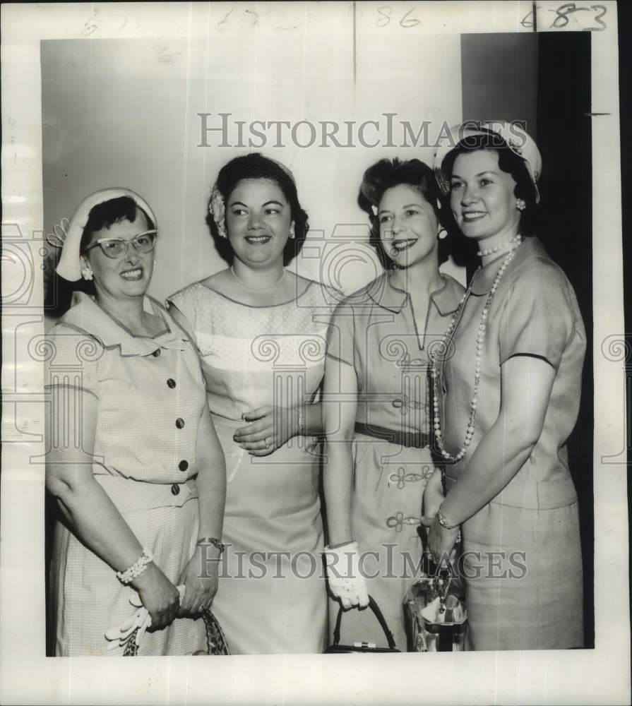 1958 New officers of Chevra Thilim Sisterhood, installed yesterday. - Historic Images