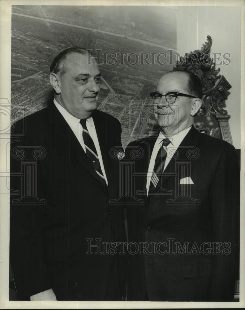 1967 Mr. E.M. Rowley and Mr. Thomas Q. Winkler. - Historic Images