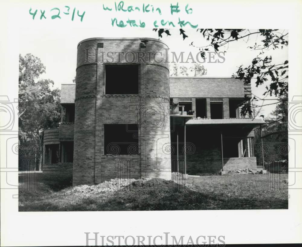 1991 Press Photo View of south facade of Wilson home - Historic Images