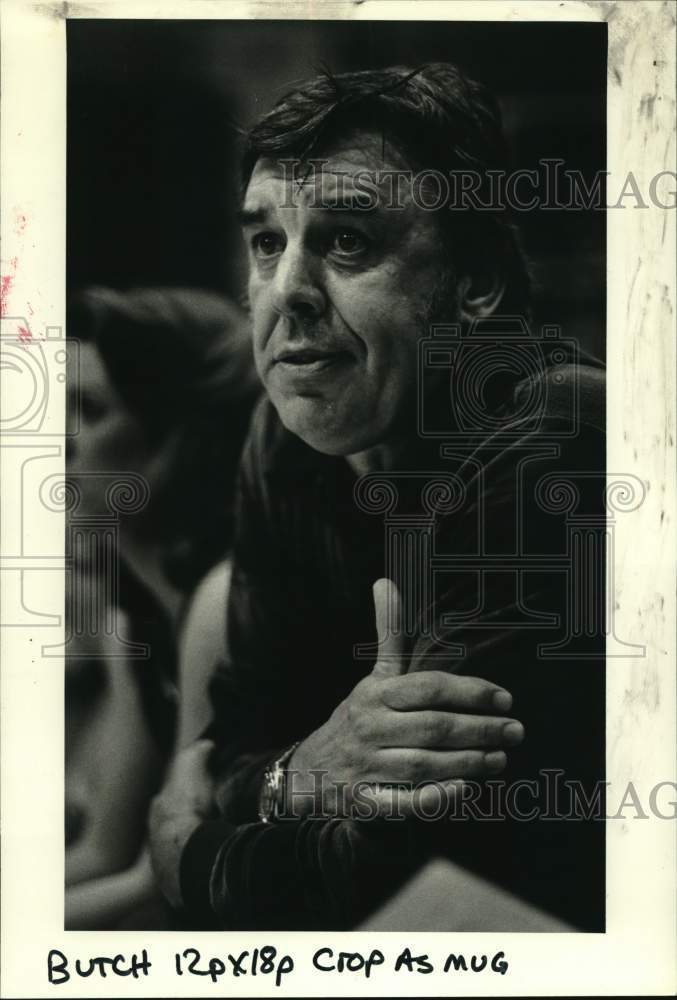 1980 Press Photo Butch van Breda Kolff, Basketball Coach in Closeup - noc50798 - Historic Images