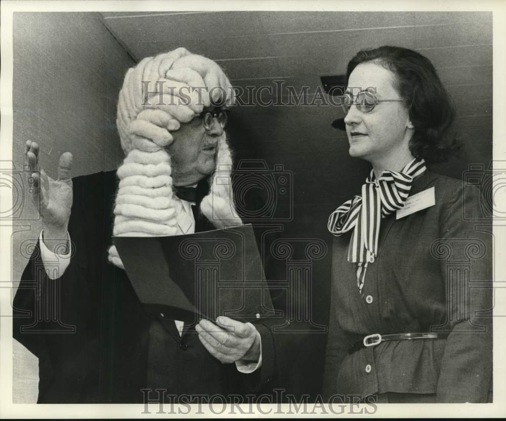 1976 Dr. Jeanne Monty Gets Honor of Membership to Boswell Institute - Historic Images