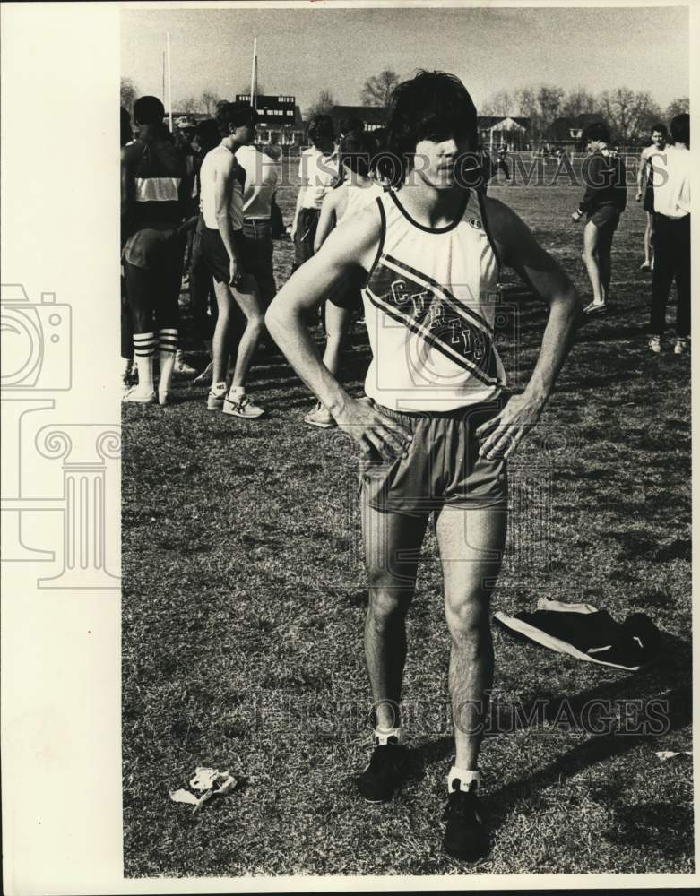 1984 Press Photo Chris Vest, Curtis athlete - noc52422 - Historic Images