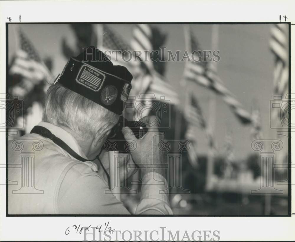 1990 Veterans Day Celebration - Barney Barron, Metairie, Louisiana - Historic Images